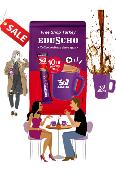 SWORD SİNGLE Eduscho 3ü 1 Arada Kahve 10'lu Paket