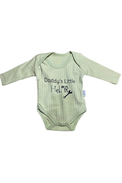 OEM Body bebe cu mesaj „Daddy’s Little Helper”, mânecă lungă