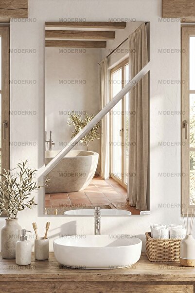 MGS GROUP 90x50 Banyo Antre Hol Salon Koridor Aynası (2Parça)