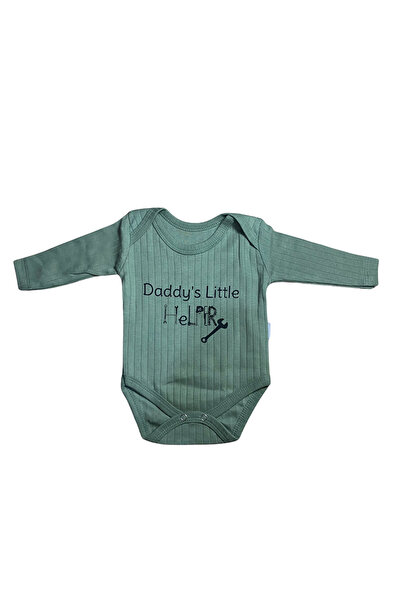 OEM Body bebe cu mesaj „Daddy’s Little Helper”, mânecă lungă