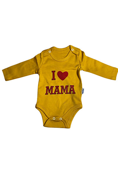 OEM Long sleeve baby bodysuit – model I ❤️ Mama