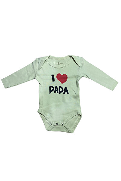 OEM Baby bodysuit with "I Love Papa" message