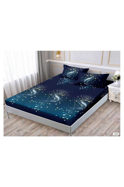 Antoniabeautyshop Finet mattress cover with elastic 180x200 + 2 pillowcases X...