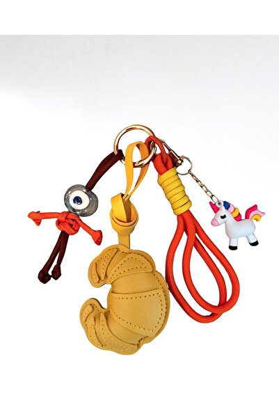 CULTE Croissant Éclat- Çok Parçalı Çanta Charmı Seti, Kruvasan Detaylı Çanta ...