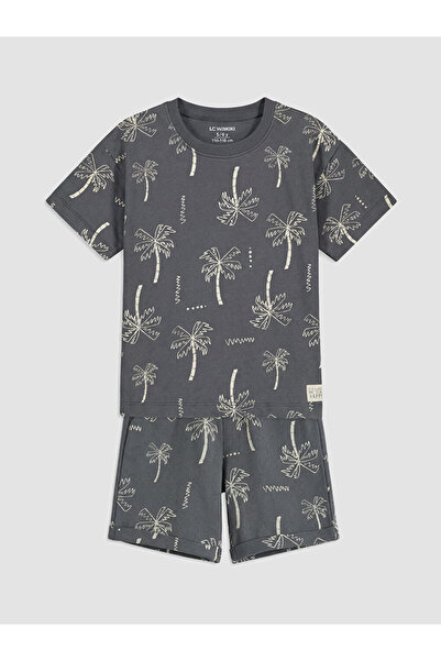 LC Waikiki Tricou și pantaloni scurți brodați pentru băieți, Colecția Shining...