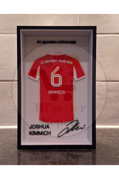 Bi'şeyler Sepeti Joshua Kimmich - FC Bayern Münih - Forma İmzalı Çerçeve Hedi...