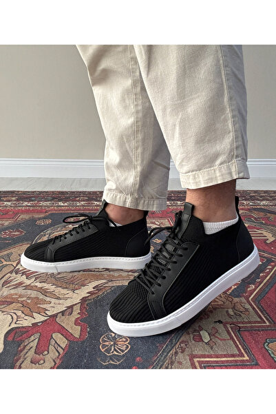 blucombin Men's Knitwear Shoes Thick Sole