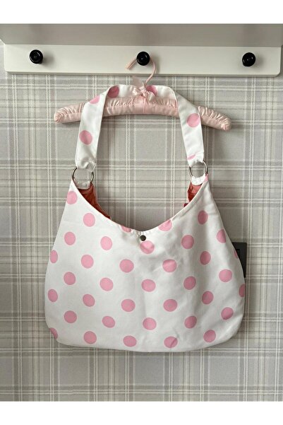 MUTE BAG Polka Bag Puantiye Çanta / Puantiyeli Omuz Çantası (28*49)