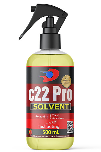 Dolar Kimya c22 Pro - Protez Saç Bant Sökücüsü Temizleyicisi - 500 mL (c22 Al...