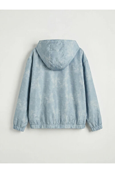 LC Waikiki Γκρι αδιάβροχο με κουκούλα για αγόρια