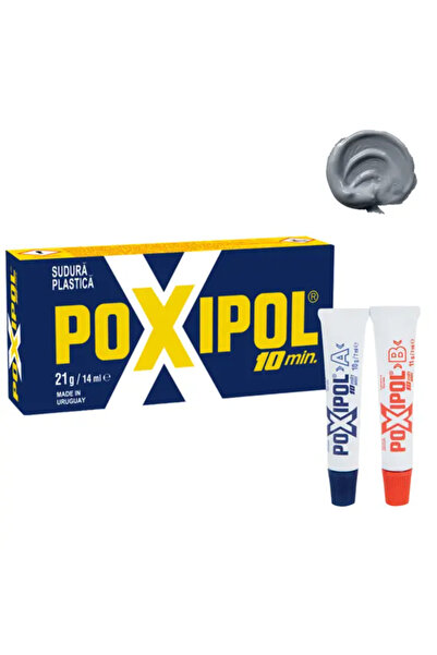 Poxipol 2 pcs Glue 21g/14ml POXIPOL two-component adhesive, Gray