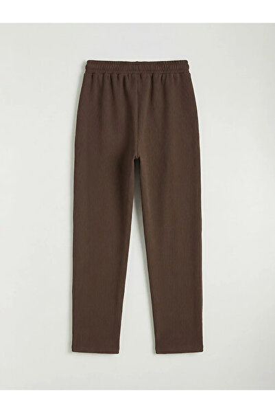LC Waikiki Brown Elastic Waistband Boys' Sweatpants