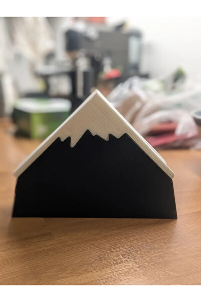 Helis Craft Mountain Design V60 and Filter Coffee Paper Holder Stand - White ...