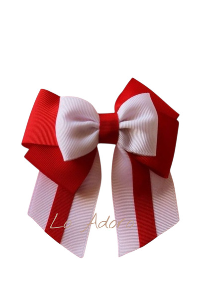 LO ADORO 23 Απριλίου 2 τεμάχια Κόκκινο Λευκό Μαύρο Φιόγκος για το Εορταστικό ...