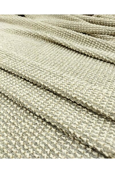 Kumaş Parça Сіро-бежева трикотажна тканина, 140x250 см