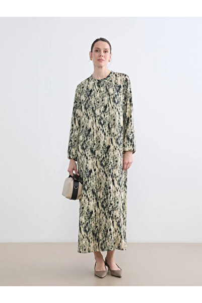 LC Waikiki Μικτό φόρεμα με μοτίβο ρέισερινγκ