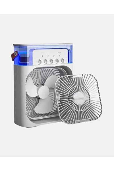 ZERO LAND ZENGEMTX USB Bağlantılı Taşınabilir Mini Klima Fan 500ML Su Hazneli...