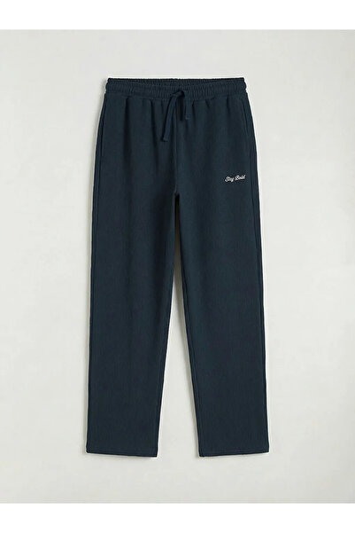 LC Waikiki Navy Blue Boys' Sweatpants with Elastic Waist