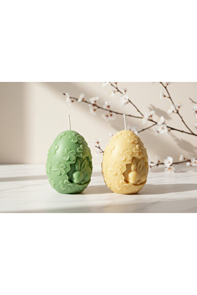 Claren Candles Αυγό Πασχαλινού Λαγού με Άρωμα Κεριού - Χειροποίητο, από Φυσικ...