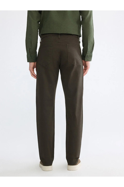 LC Waikiki Khaki Slim Fit Gabardine Men's Chino Trousers