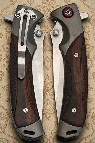 Keskin Adam Haps Bugs HC09 21,5 CM Ahşap Sap Paslanmaz Çelik Kamps Outdoor Ce...