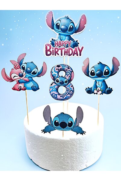 telaşe memuru زينة على شكل ستيتش وفكرة عيد ميلاد بعمر 8 سنوات بتصميم ستيتش - ...