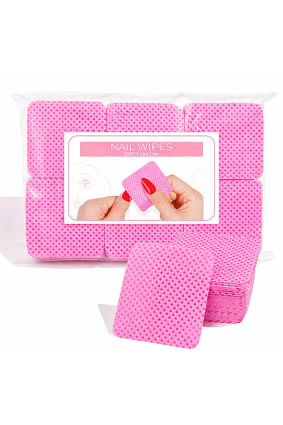 SELA Set of 300 Lint-Free Nail Wipes, Sela, Pink
