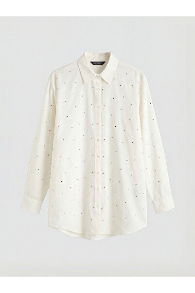 LC Waikiki Peak New Season Stoned Oversize Women's Shirt Tunic