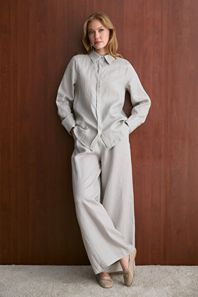 Melike Tatar Linen Trousers 32-2765-1