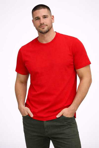 ANATOLIATEKSTILE Men's Premium Basic Fit T-Shirt – Soft Cotton, Minimalist De...