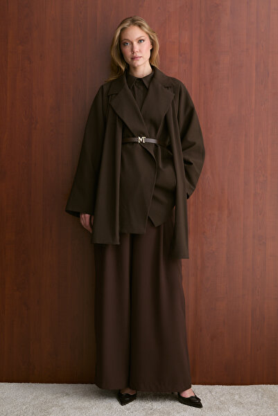 Melike Tatar Polyviscon Shawl Jacket 32-2700