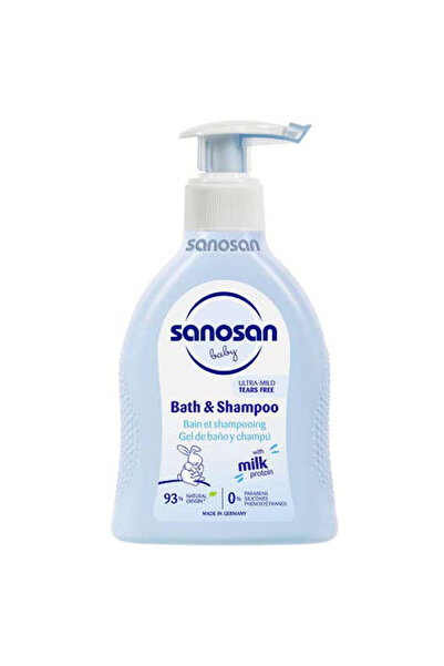 Sanosan سانوسان بيبى غسول للاستحمام وشامبو 200 مل