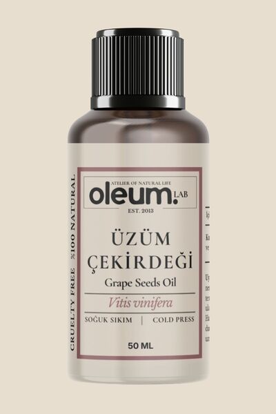 Oleum Lab Grape Seed Oil 50 ml 100% Pure & Therapeutic Effective