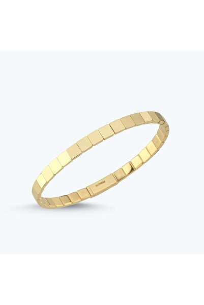 Altınbaş Altın Kare Kelepçe Bilezik