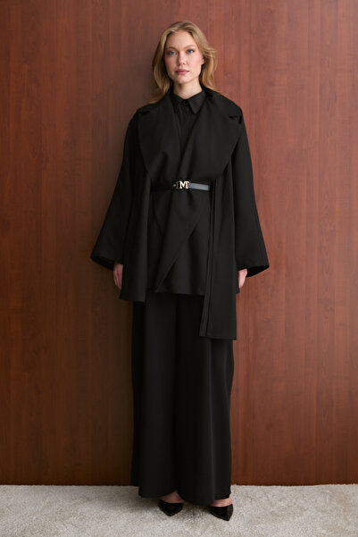 Melike Tatar Polyviscon Shawl Jacket 32-2700