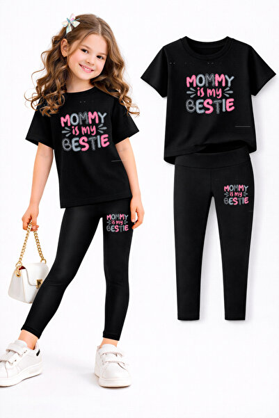 genosha Σετ κολάν και μπλουζάκι για κορίτσια/ Συνδυασμός μητέρας-κόρης