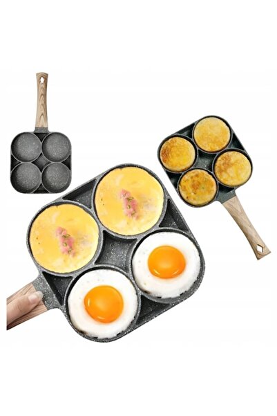 Trendily Frying Pan, Aluminum, Non-Stick, 4 Holes