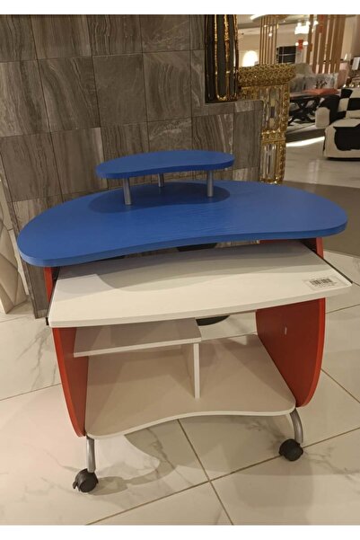 Other High-Quality Wooden Study Desk, Al-Sabban Brand, Blue, Size 82*60*80