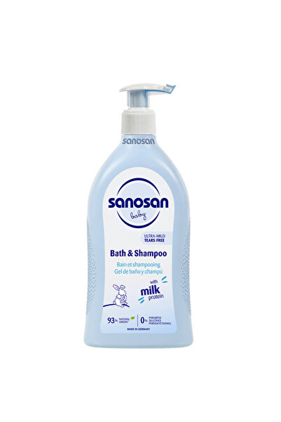 Sanosan سانوسان بيبى غسول للاستحمام وشامبو 400مل