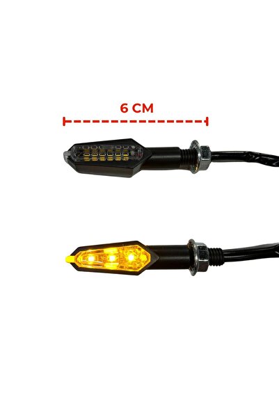 Falcon LED SİNYAL S MODEL ÖN VE ARKA YANAN SARI TK