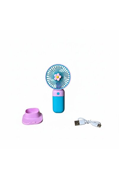 MEGOLA STORE Şarjlı Mini El Fanı USB Taşınabilir Masa Fanı Sessiz Soğutucu Va...