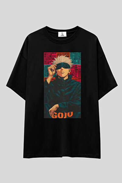UmbraWear Tricou Jujutsu Kaisen |   Tricou unisex, 100% bumbac, alb-negru, cu...