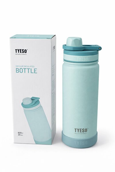OEM TYESO Vacuum Insulated Thermos Bottle - Blue - 600 ml
