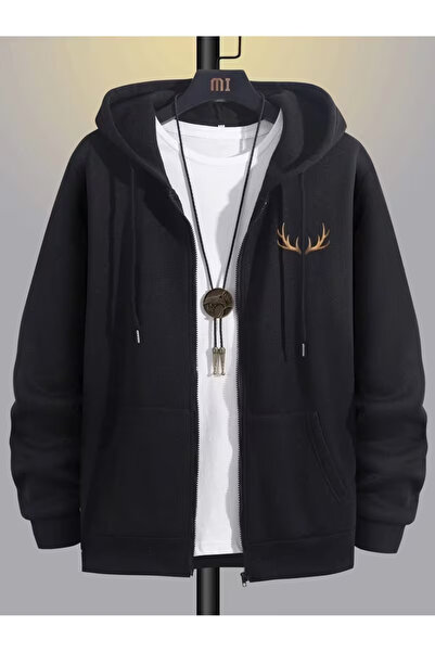 Pop Giyim Hanorac supradimensionat cu glugă