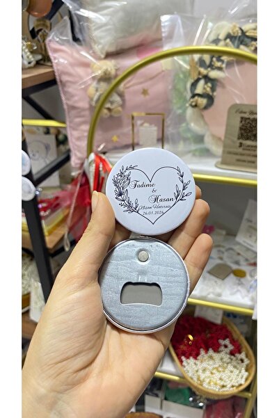 arl etiket tasarım dijital baskı merkezi Açacaklı Magnet Buton Rozet 58mm 9 A...