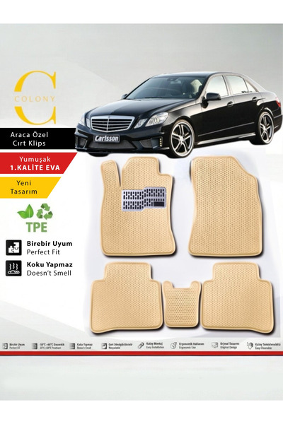 COLONY Mercedes-Benz E-Serisi W212 (2009-2016) Hücreli Premium 1.Kalite Eva P...