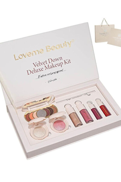 Lafme Beauty بوكس جلام ميك أب كامل 8 – روجين سائل، إضاءة سائلة وهايلايتر ، أح...