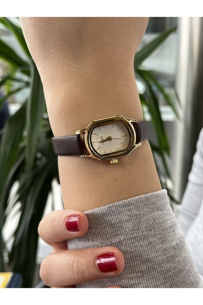 Quest Novarion Steel Case Mineral Glass Leather Cord 1 Atm Water Resistant Wo...