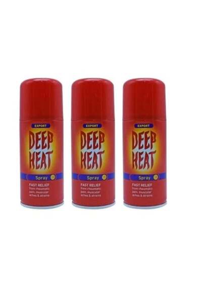 Deep heat Fast Relief Spray 150ml (3 Pack)
