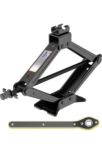 Snooe رافعة مقصية، طقم تغيير إطارات للخدمة الشاقة، رافعة إطارات بقدرة رفع 2 ط...